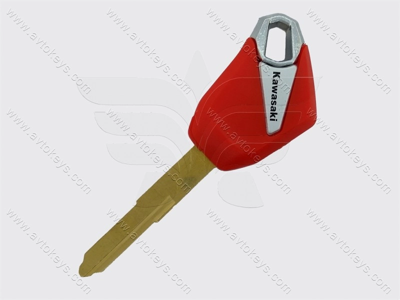 Корпус ключа з місцем під чіп Kawasaki ER-6, NINJA 1000 та інші, лезо KW14