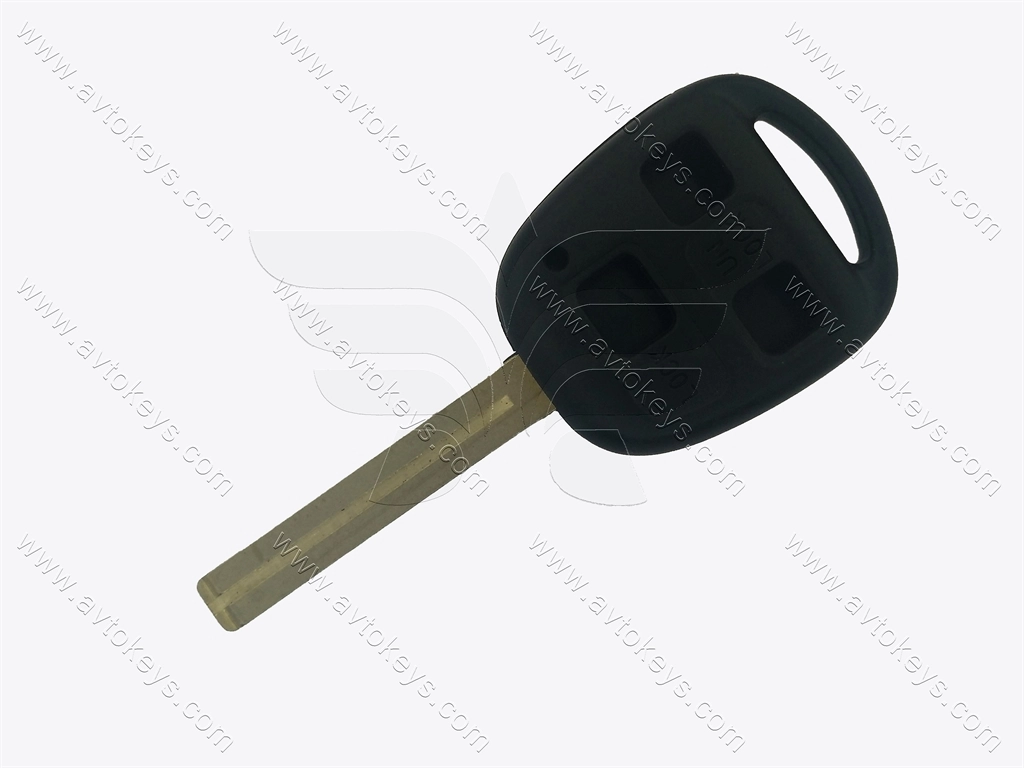 Корпус ключа Toyota Land Cruiser 100, Century та інші, 3 кнопки, лезо TOY40