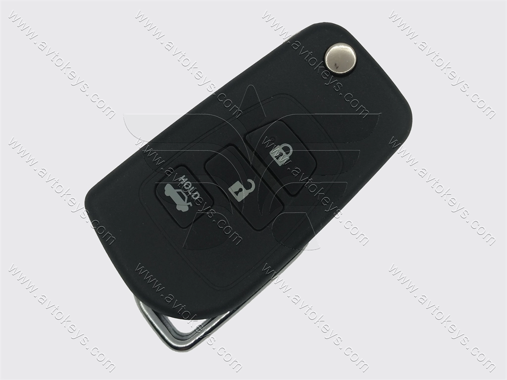 Корпус викидного ключа Toyota, 3 кнопки, лезо TOY43, під переробку - Зображення 4