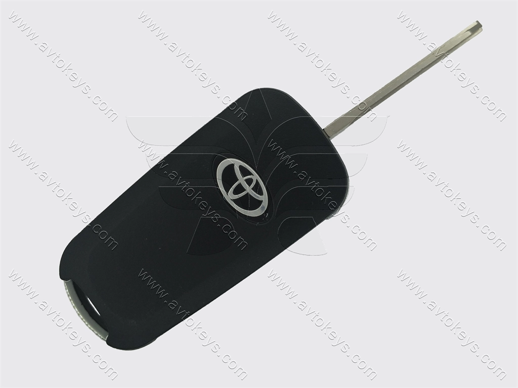 Корпус викидного ключа Toyota Highlander, 3 кнопки, лезо TOY43, під переробку - Зображення 2