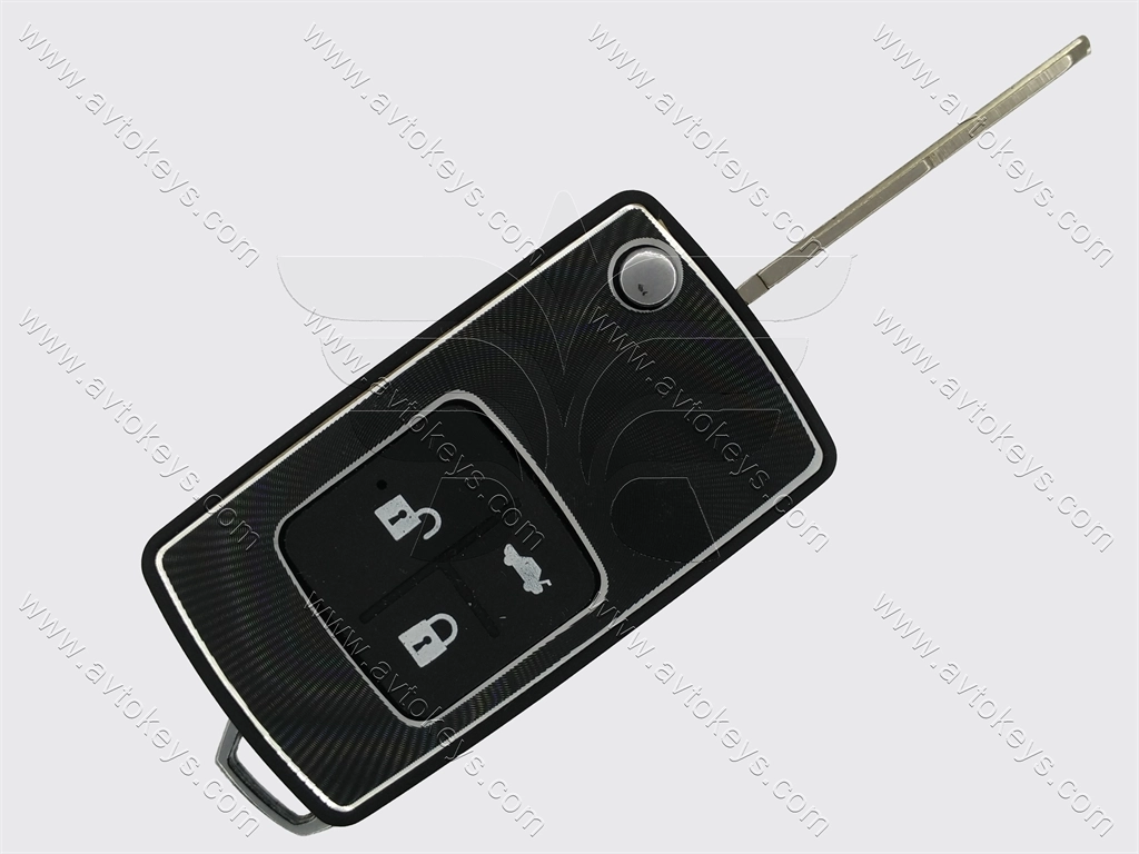 Корпус викидного ключа Chevrolet Lacetti, 3 кнопки, лезо DWO4R, під переробку