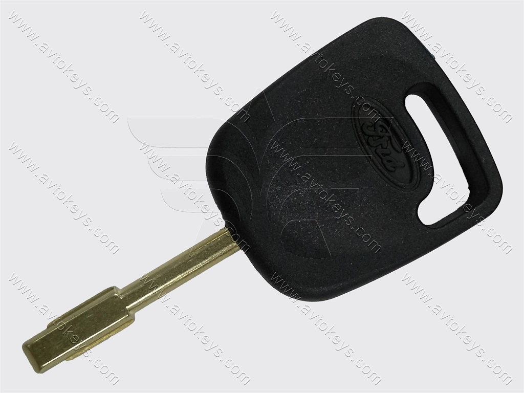 Корпус ключа з місцем під чіп Ford Tranzit, Tranzit Connect, Fiesta, Mondeo, Focus та інші, лезо FO21