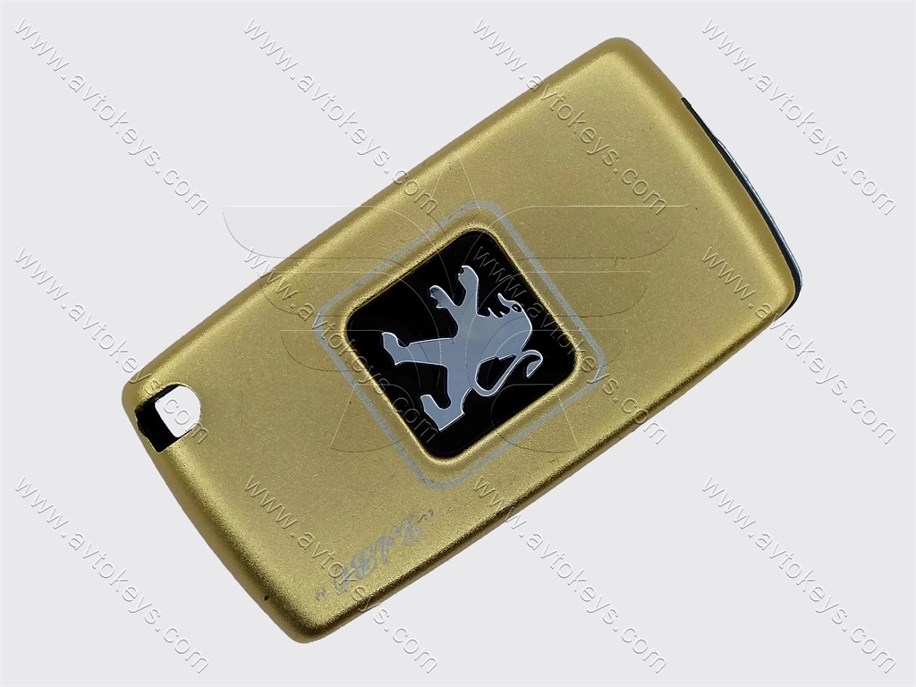 Корпус викидного ключа Peugeot 3 кнопки, без місця під батарейку, лезо VA2 — изображение 3