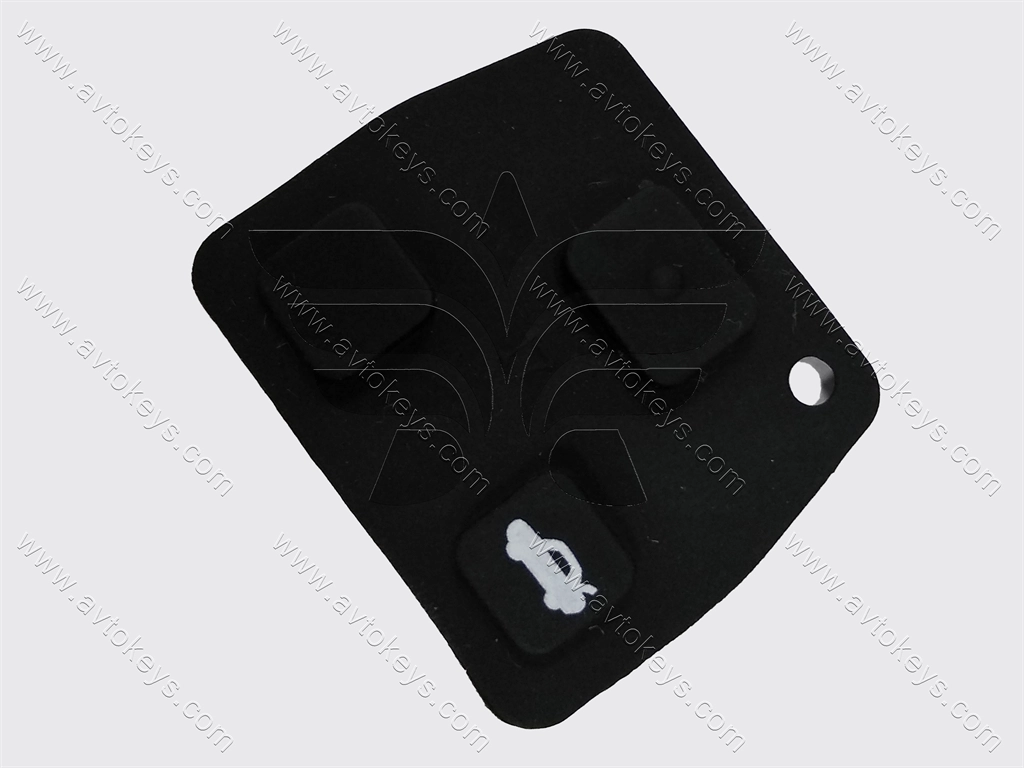 Toyota, Lexus кнопки (гумові) для ключа, 3 кнопки