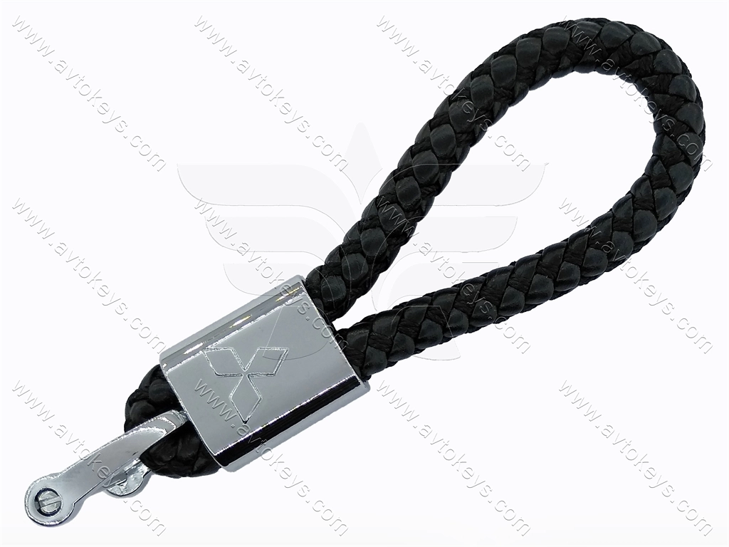 Фірмовий брелок з емблемою Mitsubishi, підходить для більшості моделей ключів