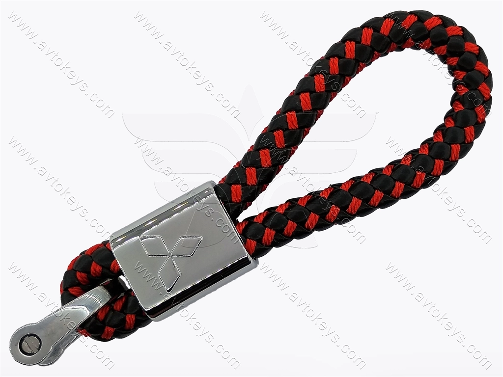 Фірмовий брелок з емблемою Mitsubishi, підходить для більшості моделей ключів