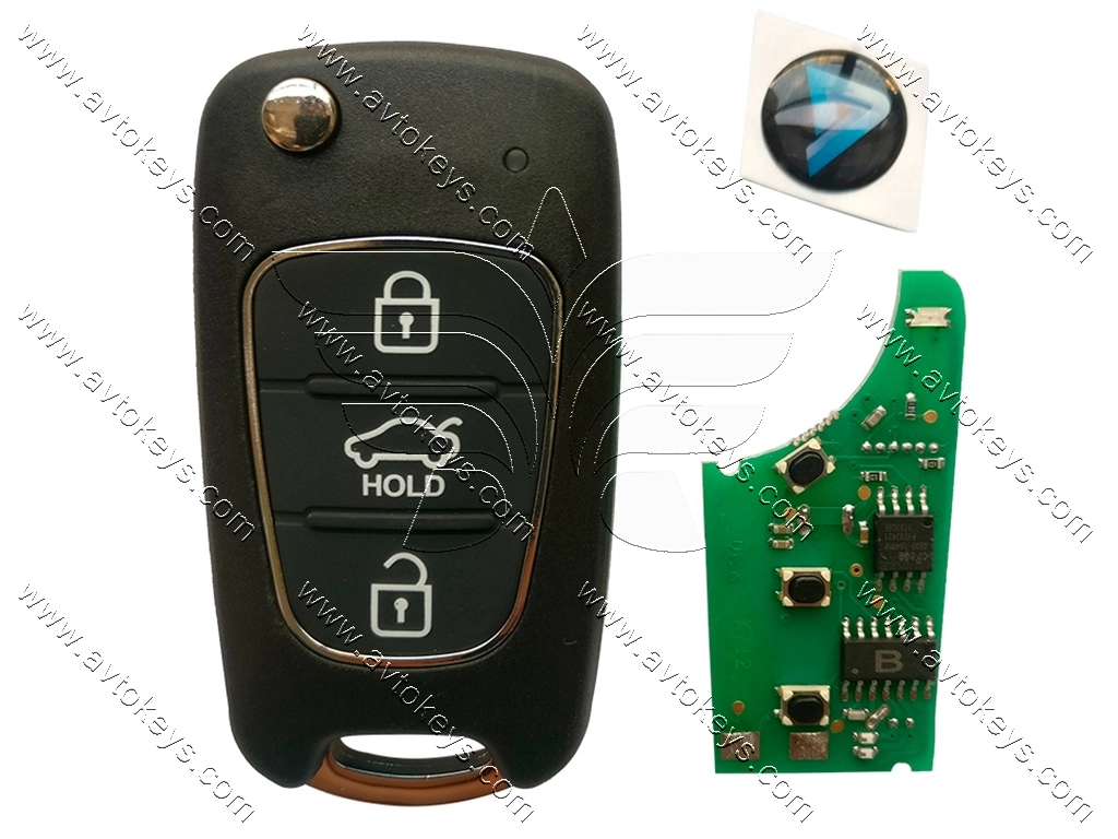 Універсальний ключ B04, для програматора KD, KEYDIY - Зображення 5