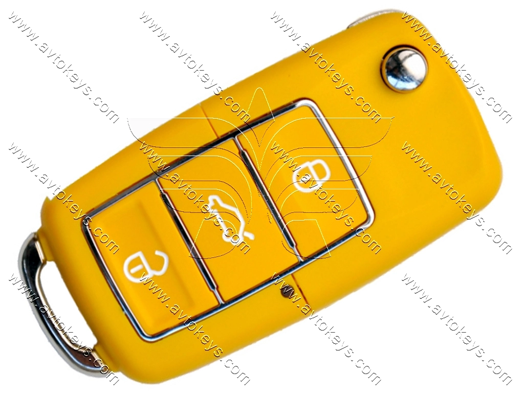 Універсальний ключ B01-3 LY, Luxury Yellow, для програматора KD, KEYDIY