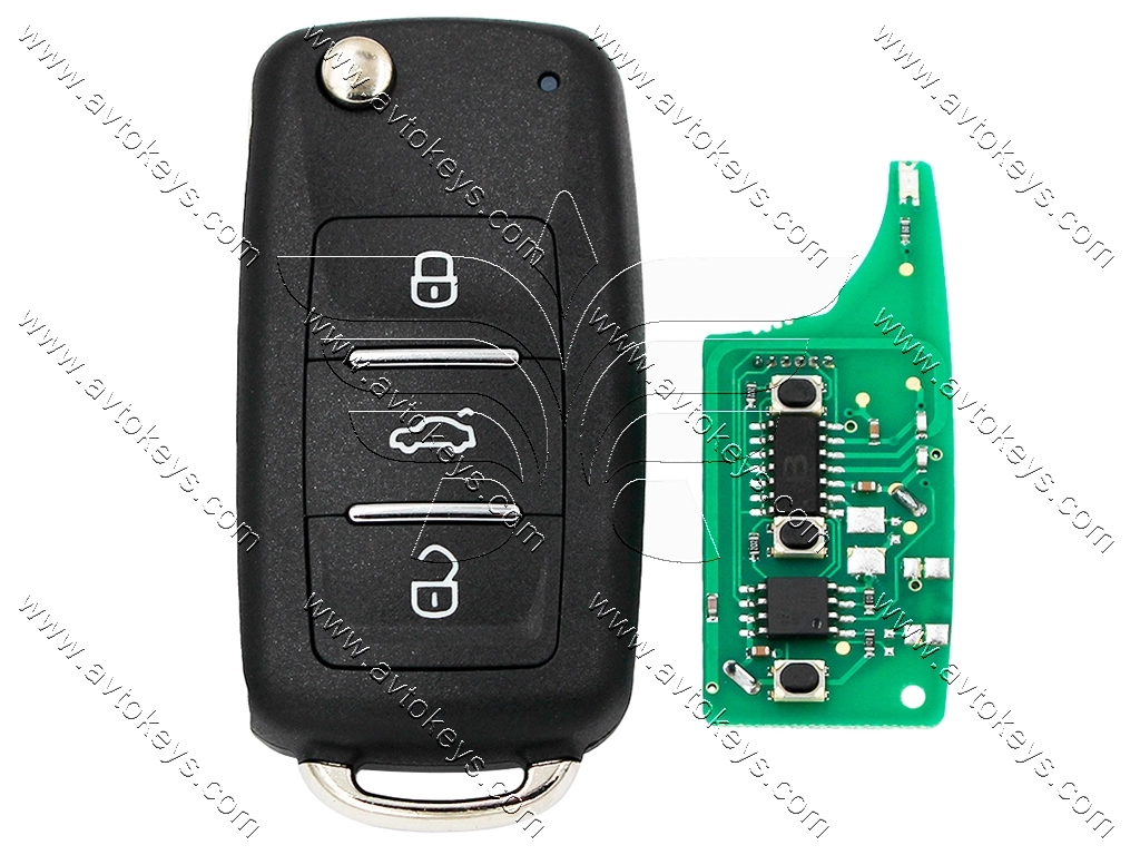 Універсальний ключ B08-3, для програматора KD, KEYDIY - Зображення 3