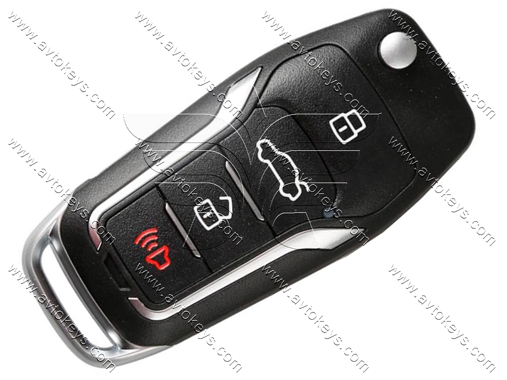 Універсальний ключ B12-3+1, для програматора KD, KEYDIY