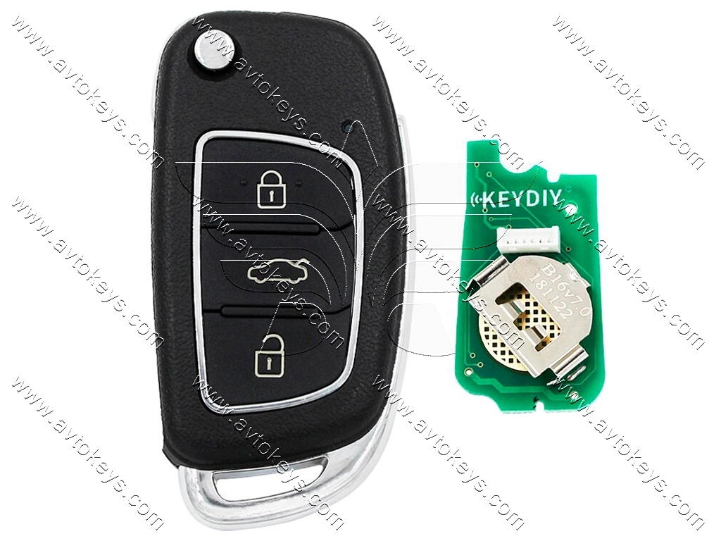 Універсальний ключ B16, для програматора KD, KEYDIY — изображение 5