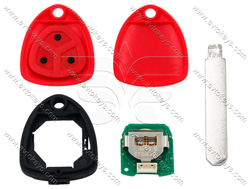 Універсальний ключ B17-3, для програматора KD, KEYDIY — изображение 5