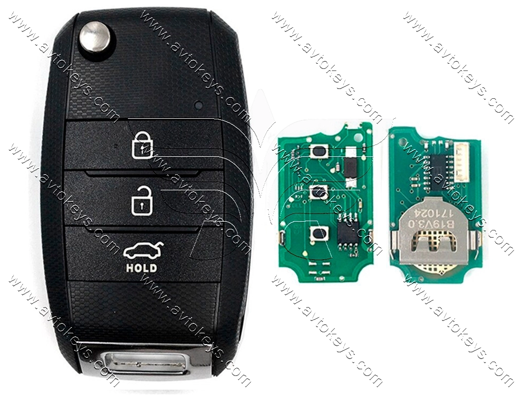 Універсальний ключ B19-3, для програматора KD, KEYDIY — изображение 5