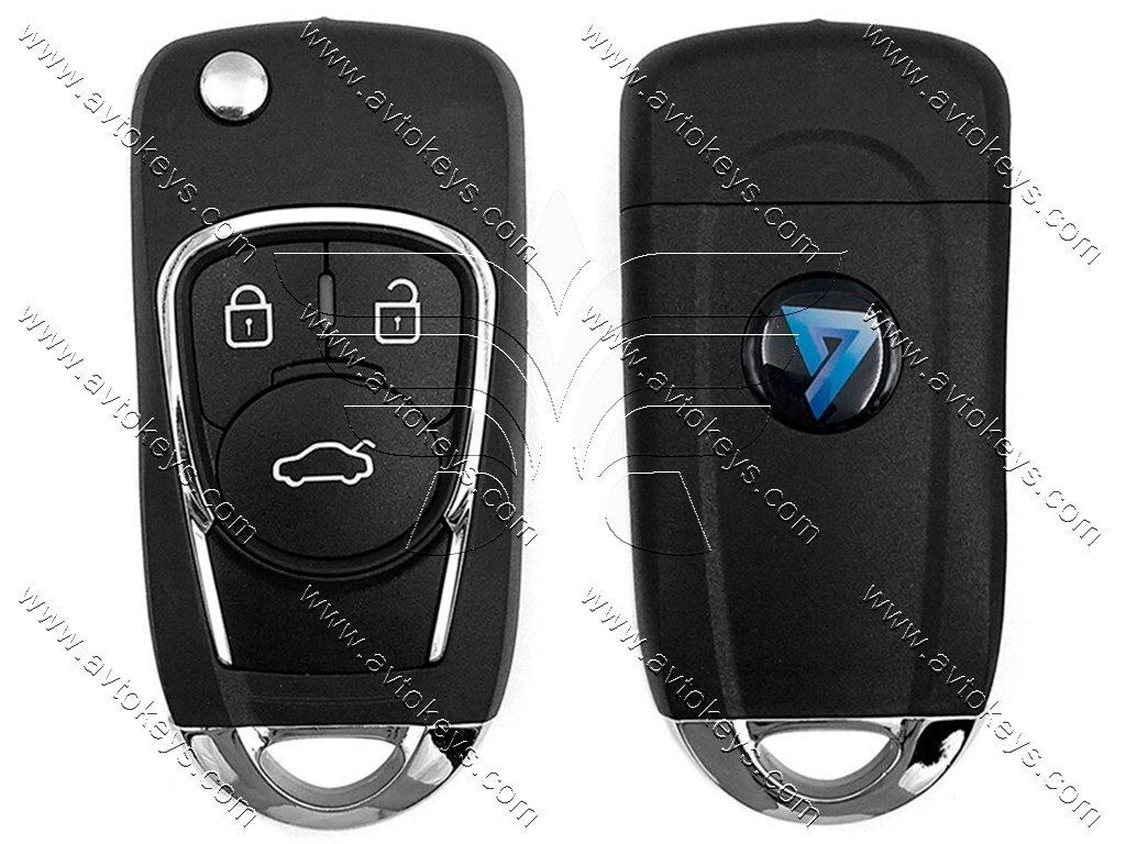 Універсальний ключ B22-3, для програматора KD, KEYDIY — изображение 2