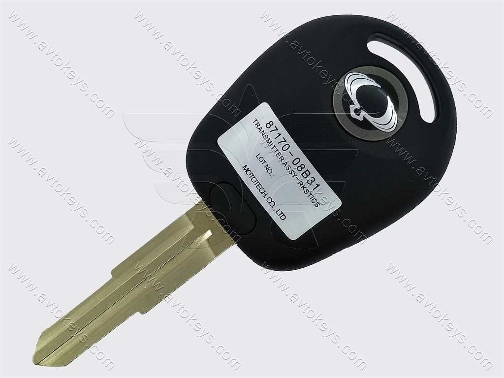 Корпус ключа Ssang Yong Actyon, Kyron, Rexton та інші, 2 кнопки, лезо SSY3 - Зображення 3