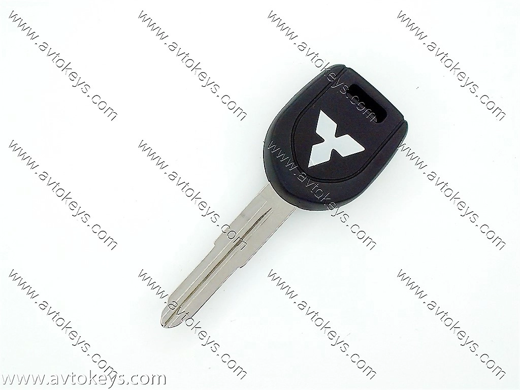 Корпус ключа з місцем під чіп Mitsubishi Mirage, Outlander, Pajero та інші, лезо MIT11R, тип 1 — изображение 3