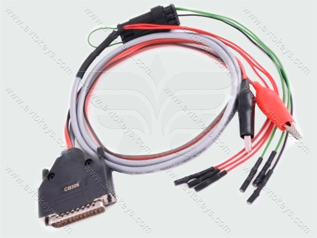 Кабель CB306, connection with Piaggio bikes для програматора AVDI, ABRITES