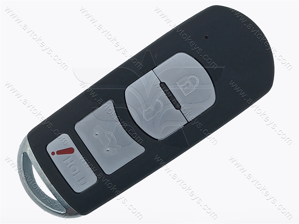 Корпус смарт ключа Mazda 3+1 кнопки, тип 1