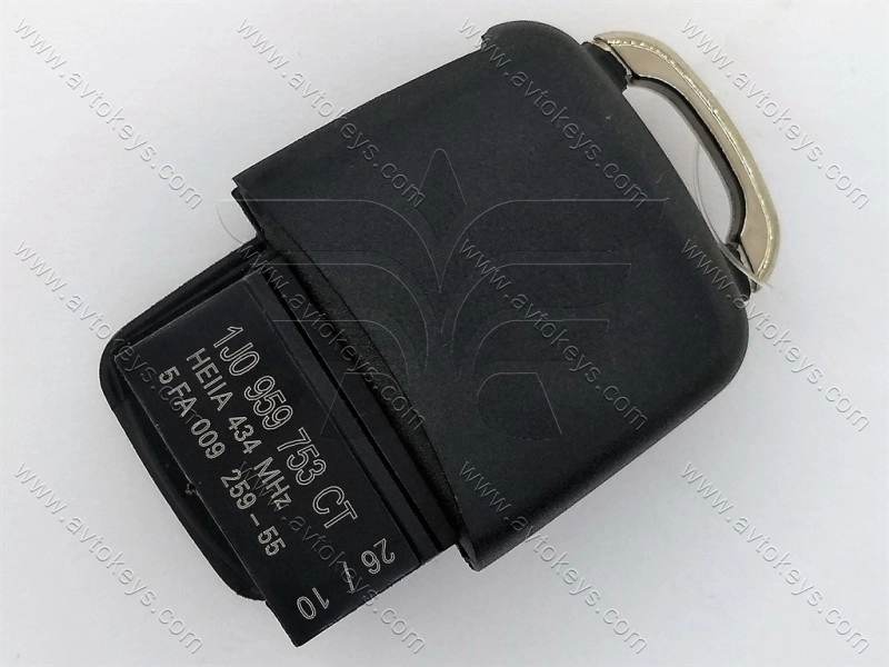 Викидний ключ Volkswagen, Skoda, Seat, 433 Mhz, 1J0 959 753 СТ, ID48, 2 кнопки