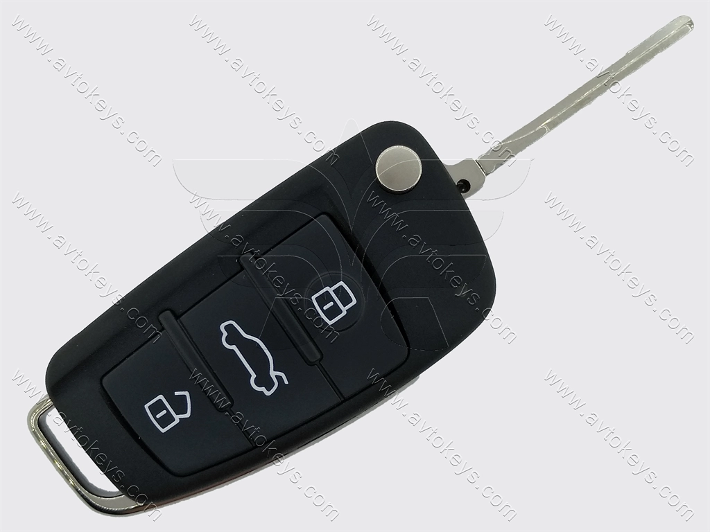 Викидний ключ Audi A6, Q7, 868 Mhz, 4F0 837 220 AK, ID8E, 3 кнопки