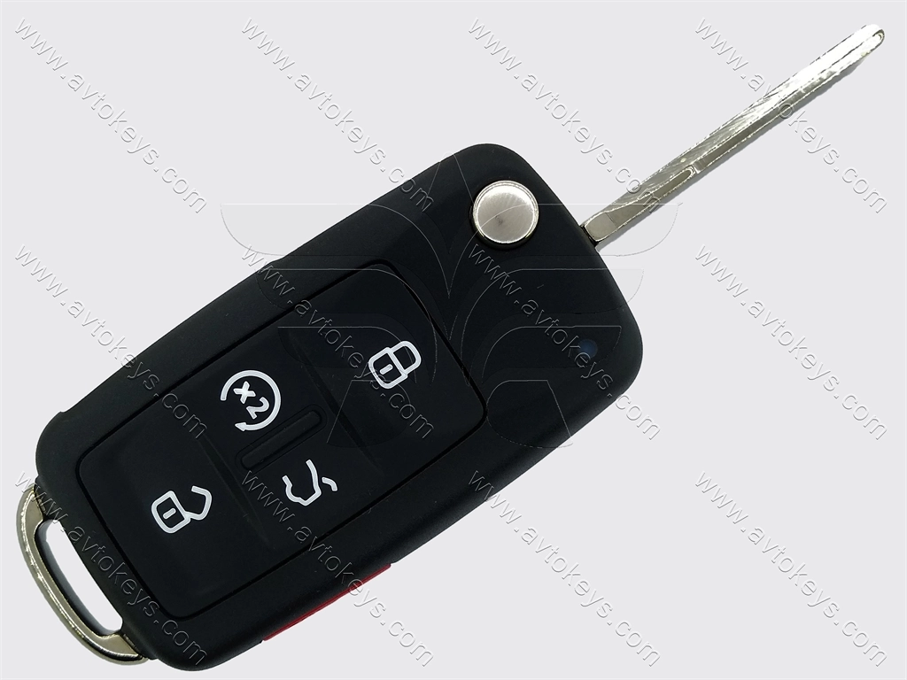 Викидний ключ Volkswagen Golf, Jetta, GTI, 315 Mhz, 561 837 202 D, ID48, 4+1 кнопки, Keyless GO