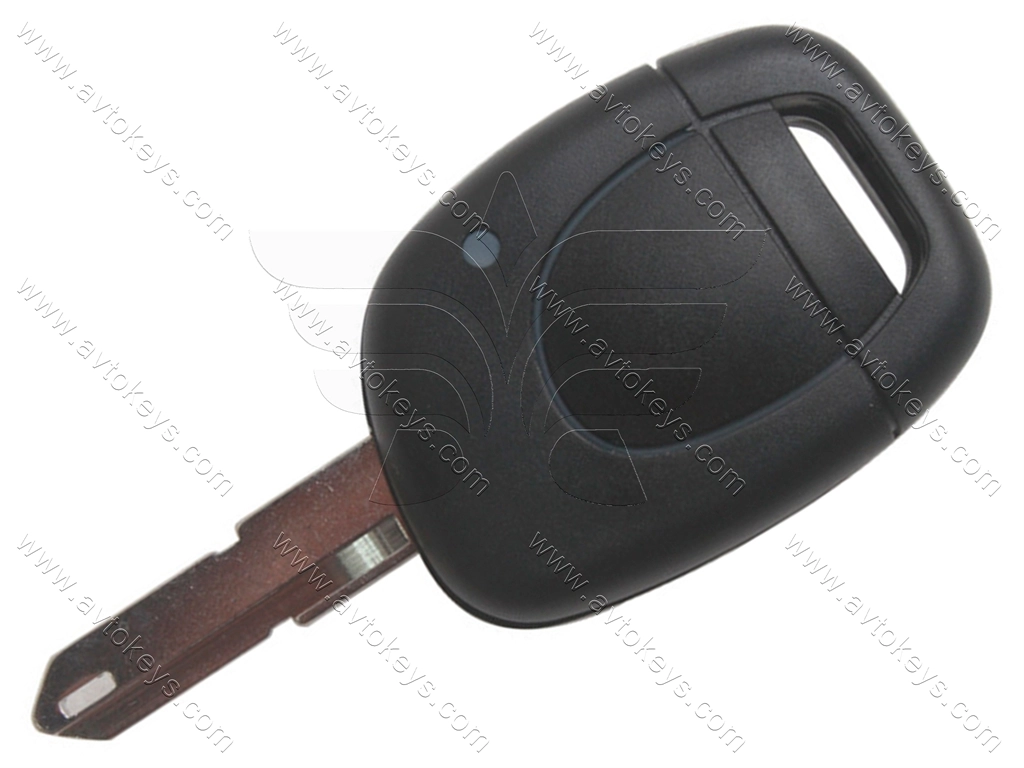 Ключ Renault Kangoo, Clio, 433 Mhz, PCF7946A/ Hitag 2/ ID46, 1 кнопка, лезо NE73