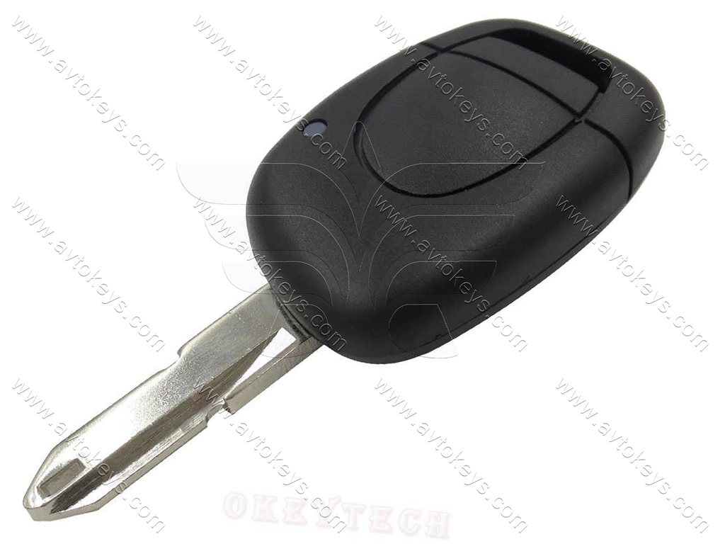 Ключ Renault Kangoo, Clio, 433 Mhz, PCF7946A/ Hitag 2/ ID46, 1 кнопка, лезо NE73 — изображение 4