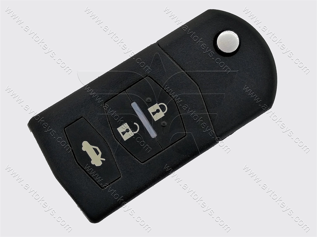 Викидний ключ Mazda 3, 6, 433 Mhz, 4D-63, Visteon 41528, 3 кнопки, лезо MAZ24R — изображение 3