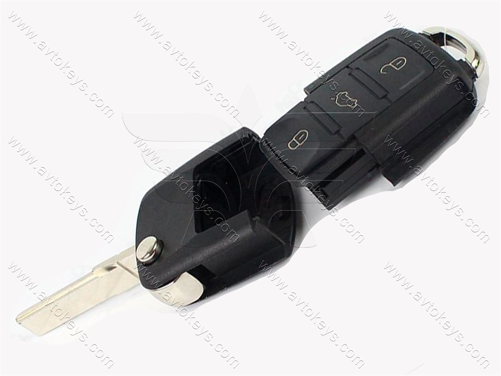 ВИКИДНИЙ КЛЮЧ VOLKSWAGEN, SKODA, SEAT, 433 MHZ, 1K0 959 753 G, ID48, 3 КНОПКИ