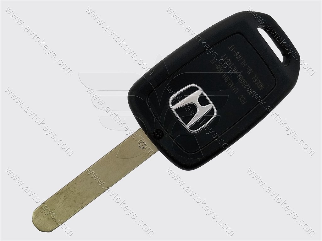 Ключ Honda Accord, Civic, 313.8 Mhz, MLBHLIK6-1T, PCF7961X/ Hitag 3/ ID47, 3+1 кнопки, OEM - Зображення 2