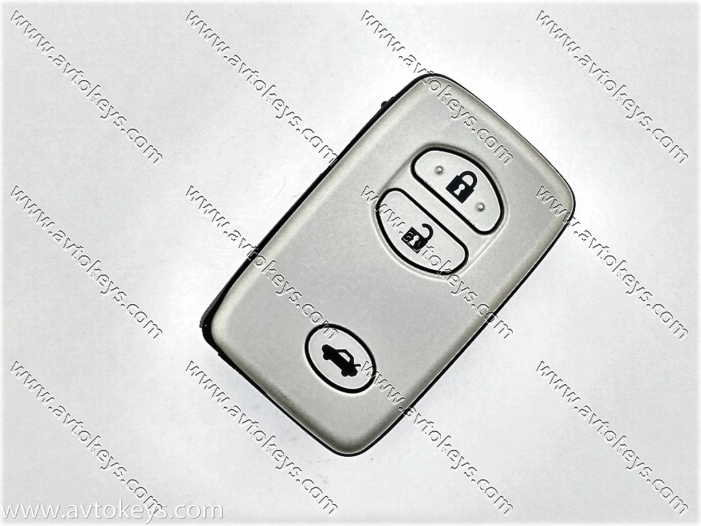 Смарт ключ Toyota Camry, 433Mhz, B53EA Pg1:98, G-chip, 3 кнопки