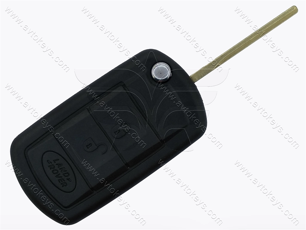 Корпус викидного ключа Land Rover Sport Supercharged, Discovery, Freelander, 3 кнопки, лезо HU92