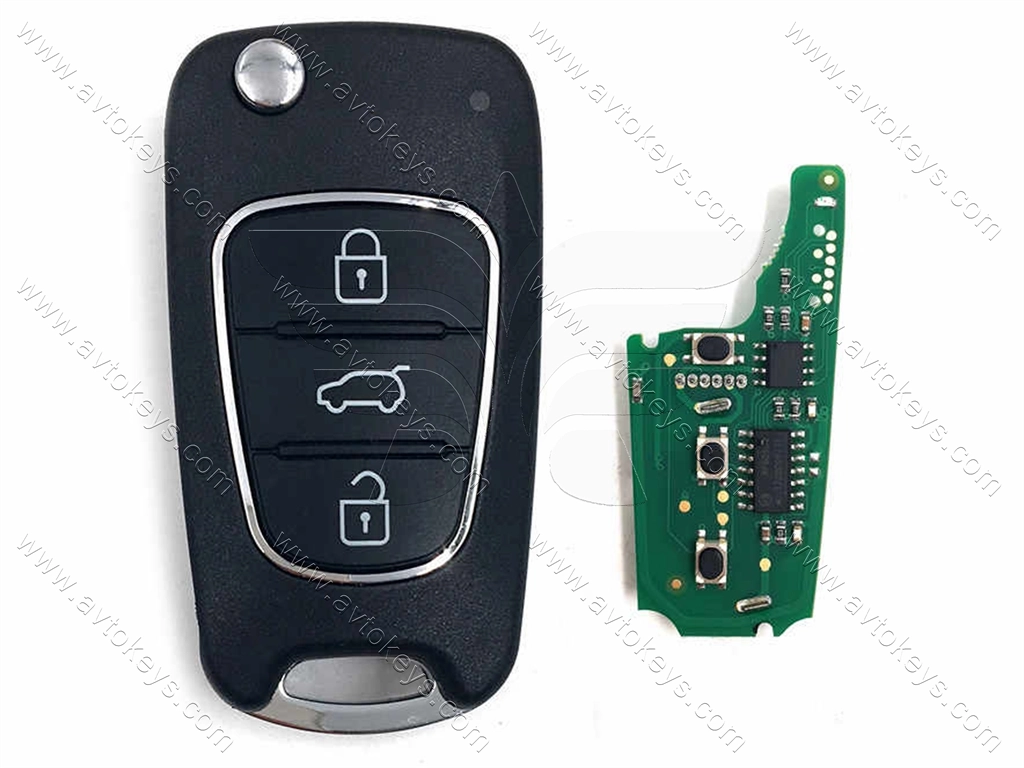 Універсальний ключ HYU.D Style, XNHY02EN для програматора Key Tool, Xhorse - Зображення 3