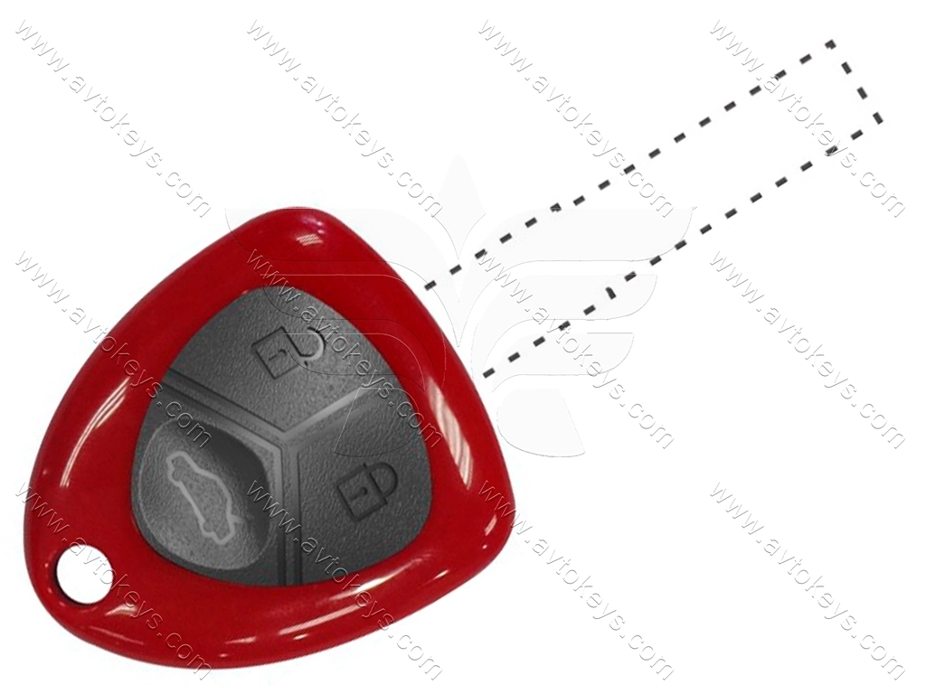 Універсальний ключ FER.R Style, XNFE00EN для програматора Key Tool, Xhorse