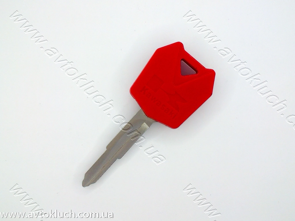 Корпус ключа з місцем під чіп Kawasaki NINJA ZX-14R, Kawasaki NINJA ZX-6R та інші, лезо KW16