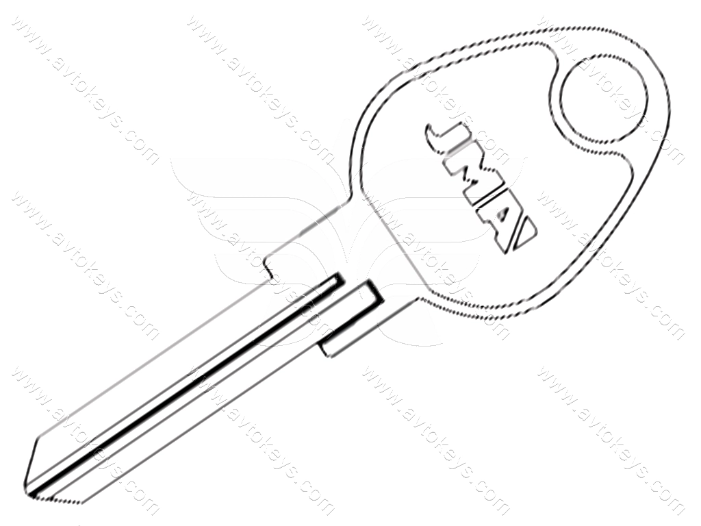 Заготовка ключа AX-1 JMA