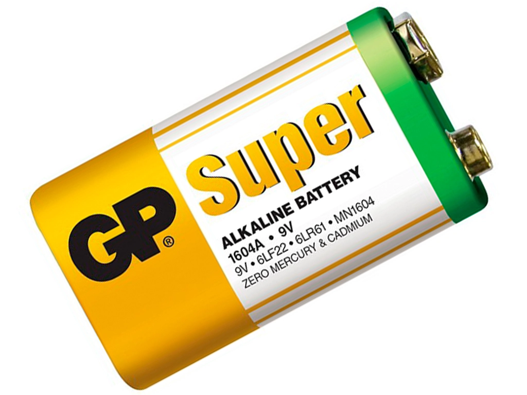 Батарейка Super Alkaine, тип крона, 9V
