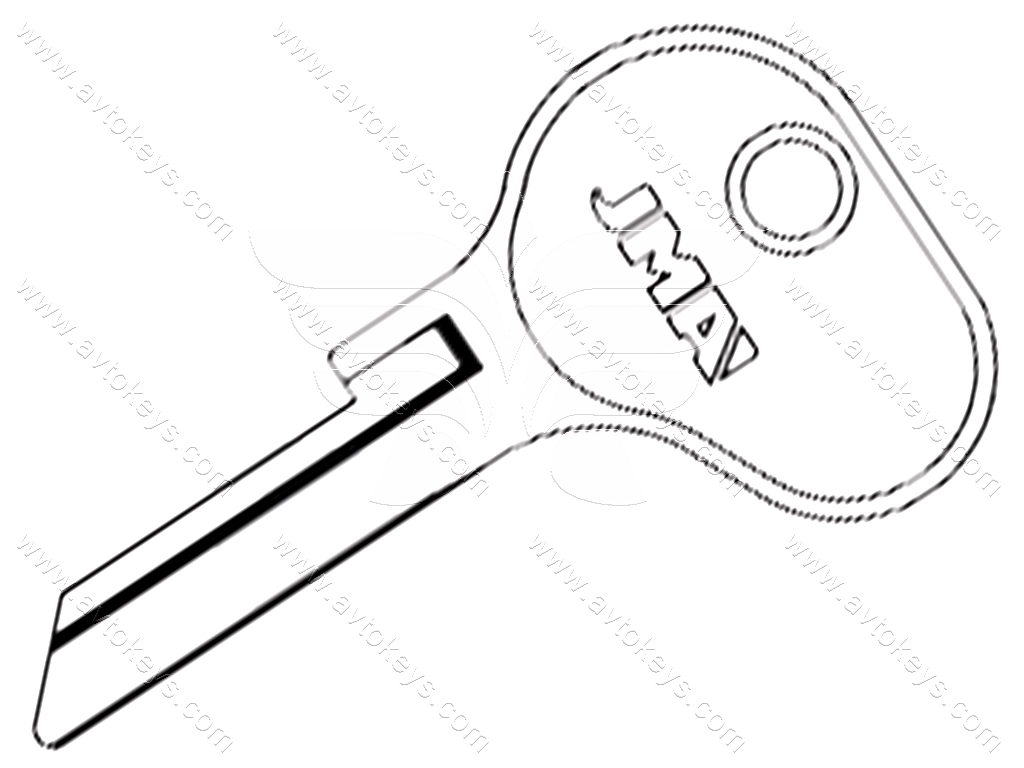 Заготовка ключа BH-1 JMA