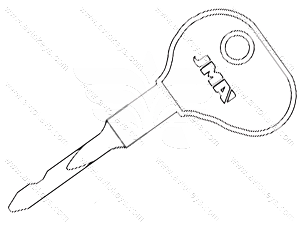 Заготовка ключа BH-2 JMA