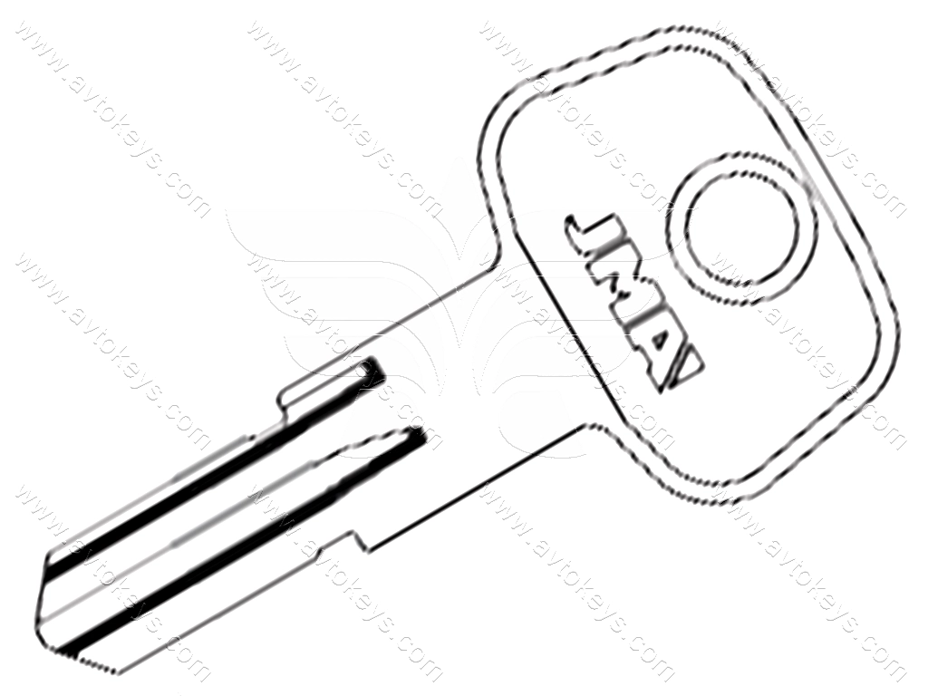 Заготовка ключа BL-6D JMA