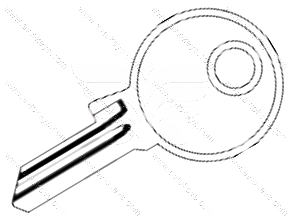 Заготовка ключа BL-1D JMA
