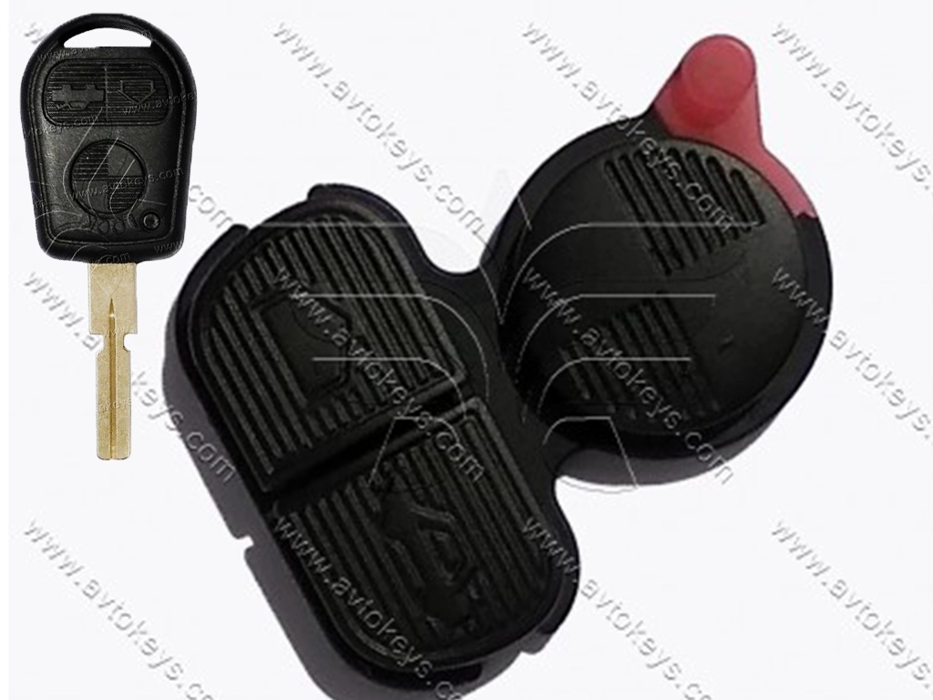 BMW кнопки (гумові) для ключа, 3 кнопки