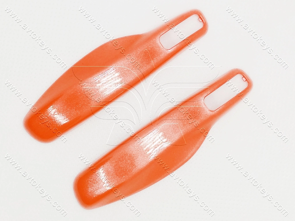 Бокові помаранчеві вставки для смарт ключа Porsche Cayenne, Panamera, Macan