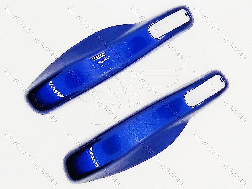 Бокові темно-сині вставки для смарт ключа Porsche Cayenne, Panamera, Macan