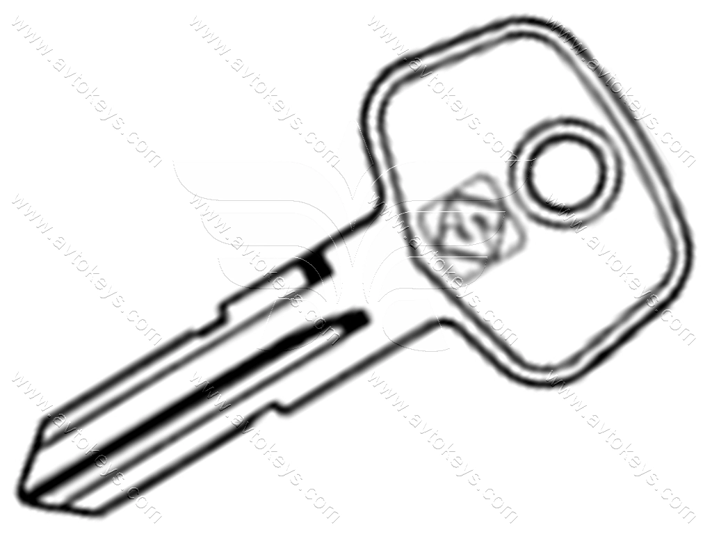 Заготовка ключа BT2 Silca