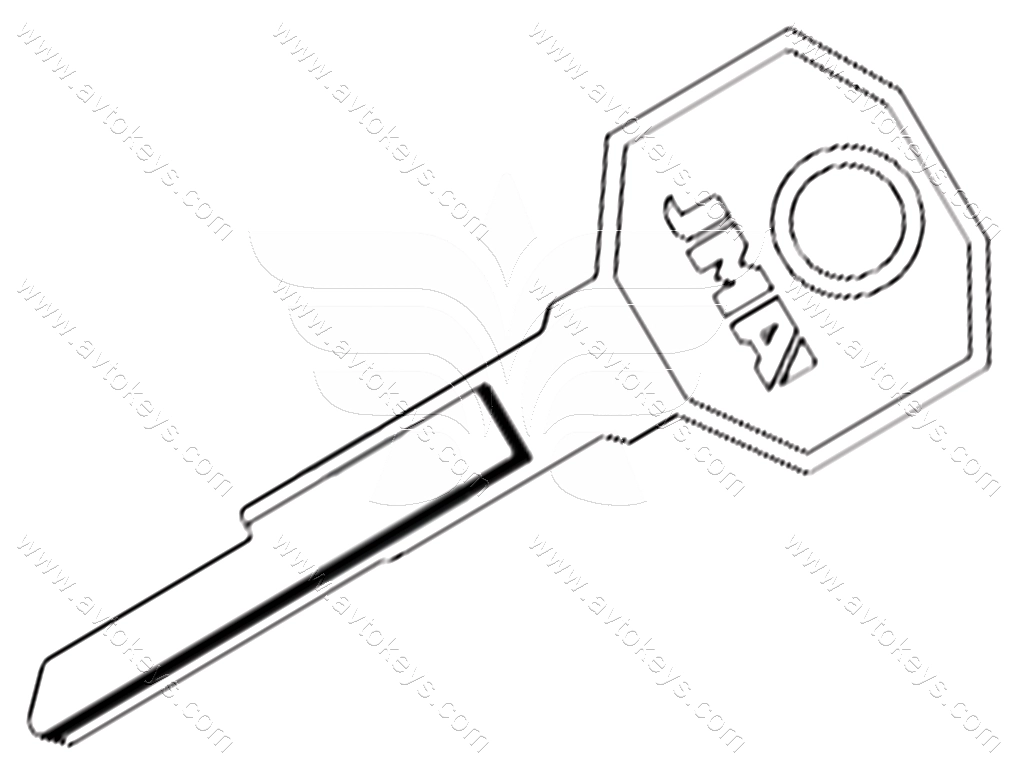 Заготовка ключа BUR-6 JMA