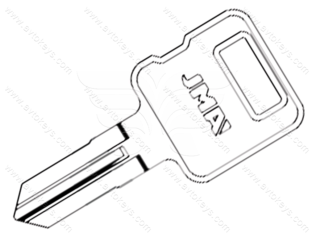 Заготовка ключа CAT-2 JMA