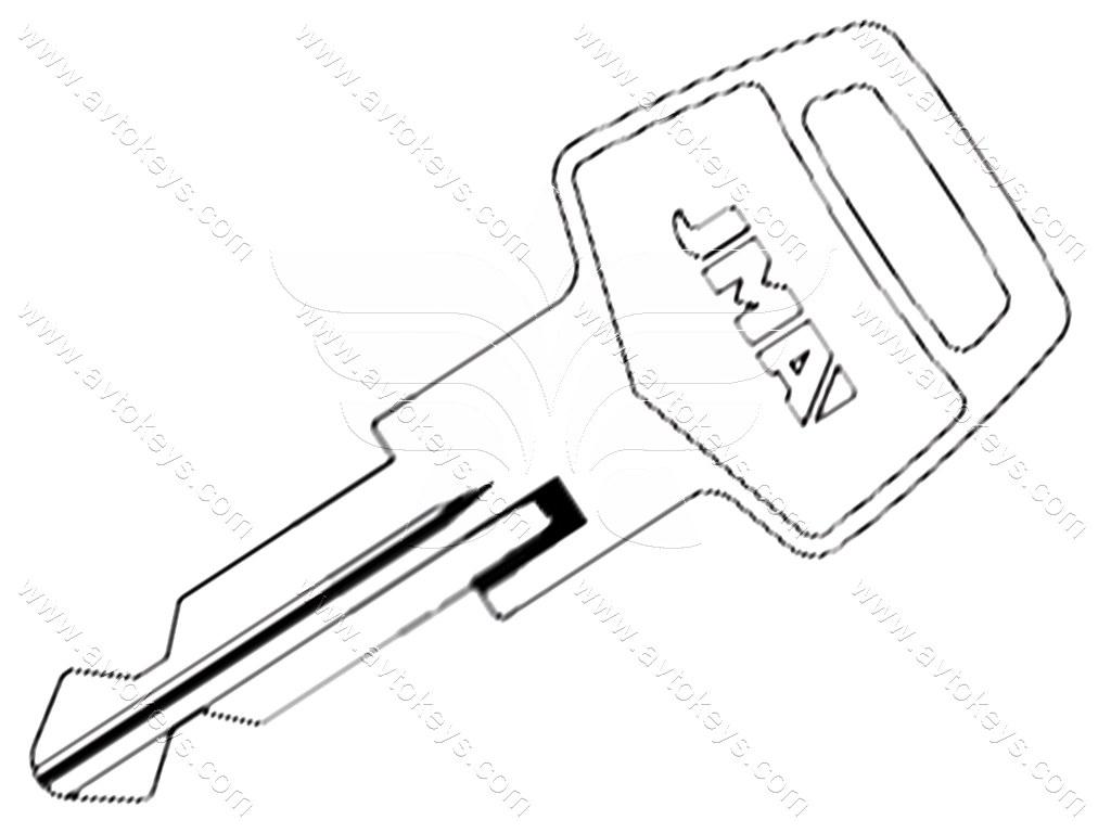 Заготовка ключа CHR-3 JMA
