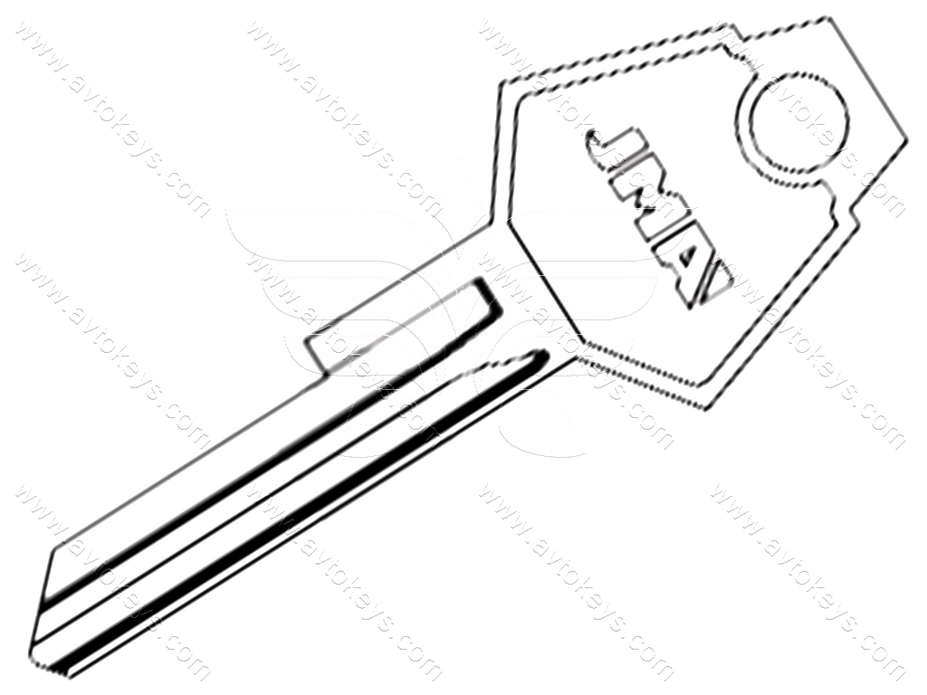 Заготовка ключа CHR-8 JMA