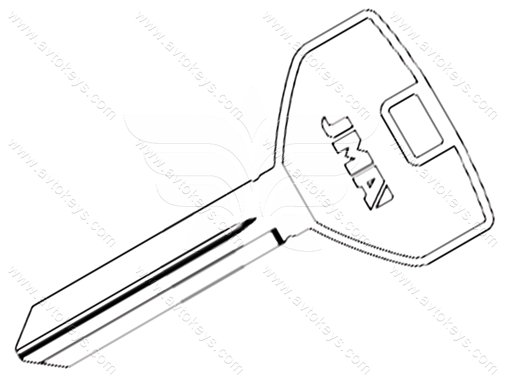 Заготовка ключа CHR-9 JMA